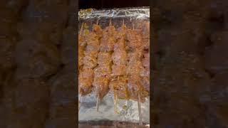 Homemade chicken skewers in oven for 9th ramadan. #food #shorts #ramadan #chicken #cooking #mom