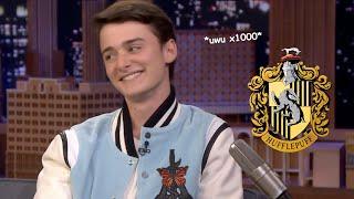 noah schnapp being a hufflepuff for 5 minutes straight