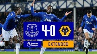 EXTENDED HIGHLIGHTS: Everton 4-0 Wolves