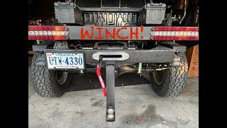 Rear Winch Mounted Under the Flatbed on my Tundra!