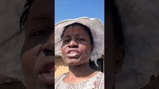 Village life in Zimbabwe. Roasting nuts the African way 