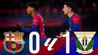 Barcelona 0 Leganes Palmas 1. La Liga Match Review 2024. Barca Drop More Points In Shock Loss