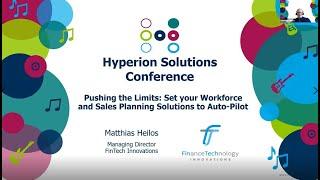 Pushing the Limits - Set Your Workforce and Sales Planning Solutions to Auto Pilot