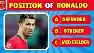 Cristiano Ronaldo Quiz | How Much Do You Know About Cristiano Ronaldo