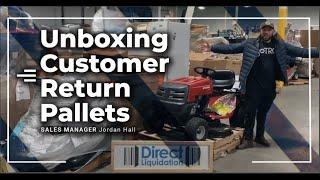 Direct Liquidation Warehouse Tour - Unboxing Customer Returns Pallets