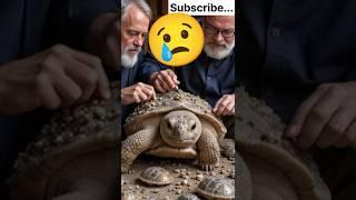 2 Old Man Save a Turtle from Painful Barnacles #AnimalRescue #barnacles  #saveturtles #tortoisecare