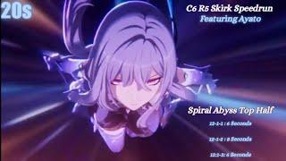 C6R5 Skirk and Ayato enter the Abyss
