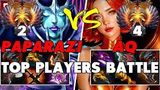 PAPARAZI (PHANTOM ASSASSIN) Carry vs AQ (LINA) Mid - Epic Battle Of Top Dota 2 Players - Z Dota 2