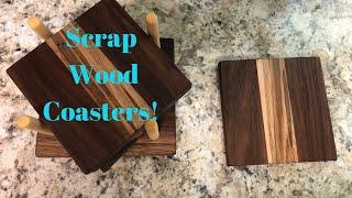 Coasters from Scrap Wood! | DIY Woodworking Project