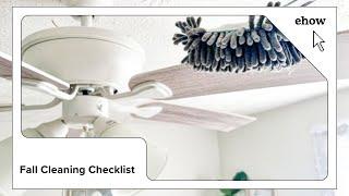 Fall Cleaning Checklist