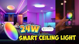 NEW 24W Arcnics Smart WiFi Ceiling Light | Works with Alexa & Google | RGB | Unboxing & Setup