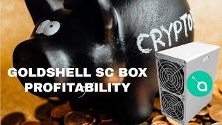 Goldshell SC Box Profitability After 8 Days