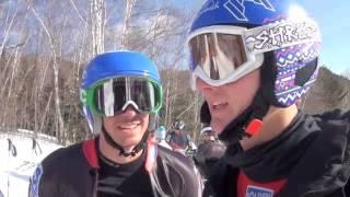 Noram skiers race into Stowe, Vt.