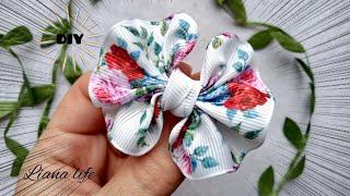 ЗАКОЛКИ для волос СВОИМИ РУКАМИ| Бантики из ленты 2.5 см|DIY|BOW|laço