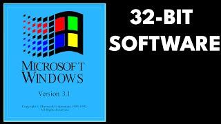 Run 32-Bit Apps on Windows 3.1 (It's Possible!)