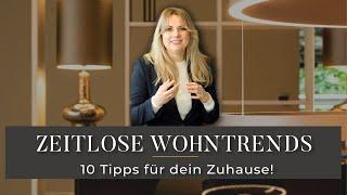 10 zeitlose Wohntrends, die nie langweilig werden  | Interior Design