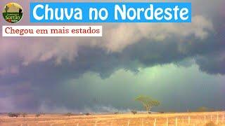 CHUVAS NO NORDESTE: Chegando em Mais Estados v39