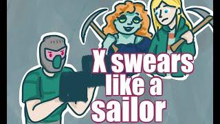 X swears like a sailor || Hermitcraft animatic