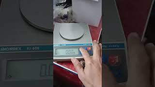 Snowrex Ej 600g 0.01g scale calibration Malik scale works
