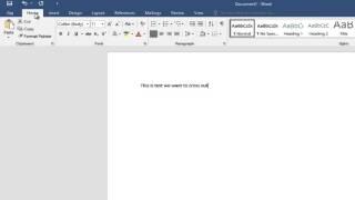 How To Cross Out Text In Microsoft Word [For Beginners]