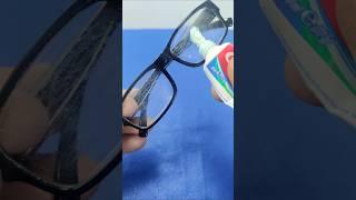How to clean and remove scratches from glasses #diy