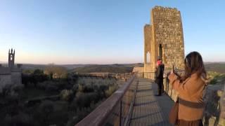 STREET VIEW: Monteriggioni in Tuscany in Italy