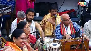 Raghavendra Baliga's melodious flute | Walkeshwar Sri Kashi Math, Mumbai | Chathurmas Vrutha 2024