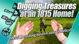 Metal Detecting a Bunch of Silver and Relics at this Old Home! #DiggenSundays