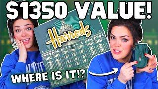 INSANE $1350 VALUE...Something is MISSING!? | Luxury Harrods Advent Calendar Unboxing