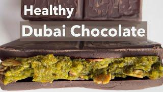 Healthy Vegan DUBAI Chocolate made with DATES