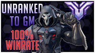 100% WINRATE UNRANKED TO GM REAPER ONLY - OVERWATCH 2 EDITION