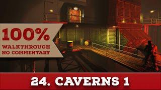 Doom 3: Redux 100% Walkthrough (Nightmare, No Damage, All Collectibles) 24 CAVERNS 1