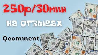 Заработок на отзывах. 250 рублей за 30 минут