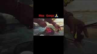 praying Ganga maa #short video # viral shorts feed #short video