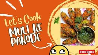 Quick and easy breakfast मूली के पकोडे, best tiffin idea for kids ️#tasty #mulirecipe #pakode