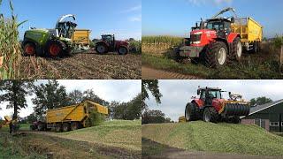 Mais hakselen en inkuilen door loonbedrijf Reimink bij Mts Hekman (2024)