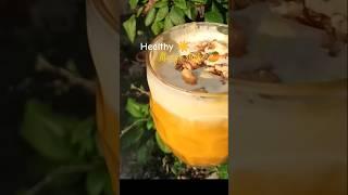 ‍️refreshing cold and healthy summer mango shake ️jst for 5 minute#food#mango #shake #health