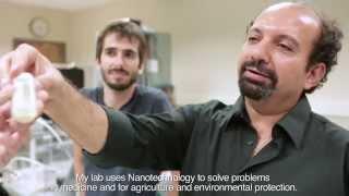 Professor Frank Gu and Hany Aziz | Waterloo Institute for Nanotechnology Researchers