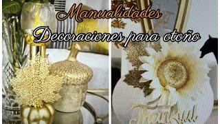 MANUALIDADES HERMOSOS CANDELABROS PARA DECORAR WN OTOÑO