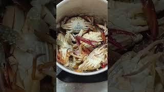 Cooking Live Crabs in Cebu Philippines #cooking #live #short #fresh