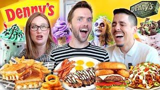 Tasting EVERYTHING On DENNY’S Beetlejuice Menu!!!