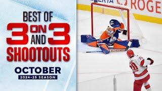 Best NHL 3-on-3 Overtime and Shootout Moments from October