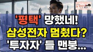 '평택' 망했네! 믿었던 삼성전자가 셧다운. 저조한 주문 물량에 지속되는 적자. 고덕, 해창리 투자자들 맨붕. 노비 노가다 평택캠퍼스 부동산 지식산업센터 상가 고덕신도시 이야기