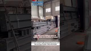 Export to South America prefabricated steel structure warehouse.#steelstructure