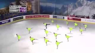 PATINAJE ARTISTICO SOBRE HIELO SINCRONIZADO MEXICANO EQUIPO DE MEXICO EN EL MUNDIAL DE ITALIA 2014