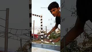INDIAN MODEL TRAIN | CAPTURED RUNNING WITH DIFFERENT ANGLES | RAJDHANI & GARIBRATH EXP | MINIATURE