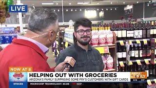 Surprise Squad helps Fry's customers with groceries