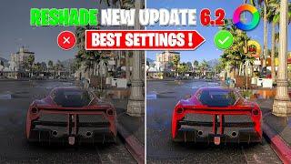 How To Install Reshade 6.2 | Reshade New Update v6.2.0 | Best Reshade Settings For Graphics | FiveM