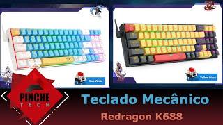 Teclado Redragon K688 - Formato e tamanho ideais?