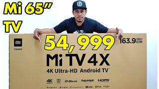 XIAOMI | Mi Tv 4x 169.3cm 65 Inches for 54,999 only Huge 4K TV | Unboxing + Setup (Review Next)